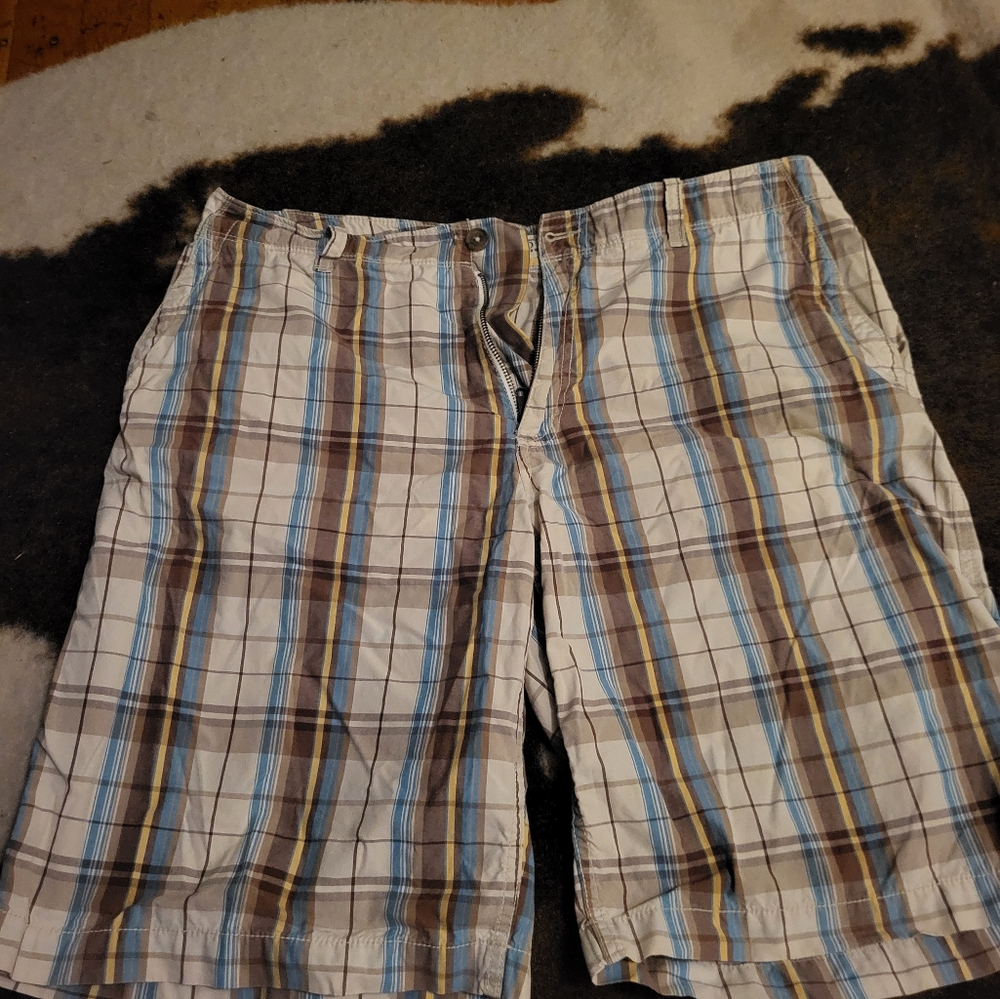 Plaid summer shorts
